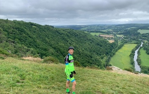 Jérôme en Suisse Normande réalise un circuit de 140 km et un dénivelé + de 2230 m.